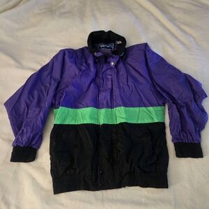 Kids Purple and Green Jacket